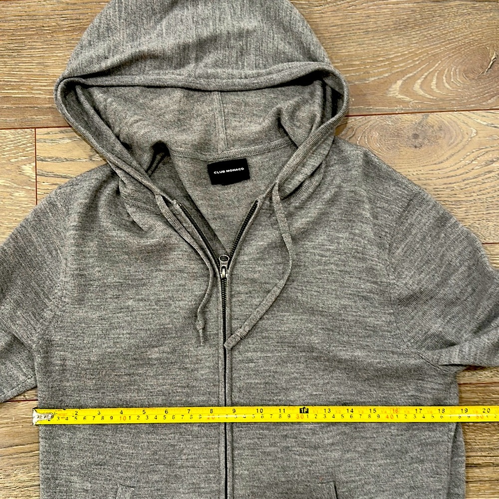 Club Monaco Zip-Up Sweater Hoodie